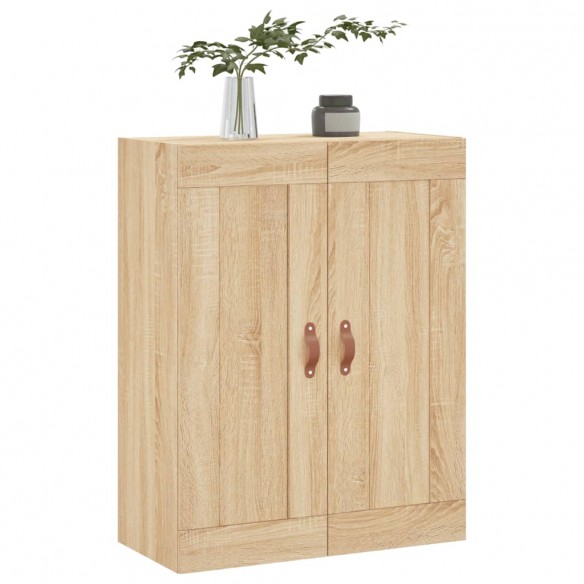 Armoire murale chêne sonoma 69,5x34x90 cm bois d'ingénierie