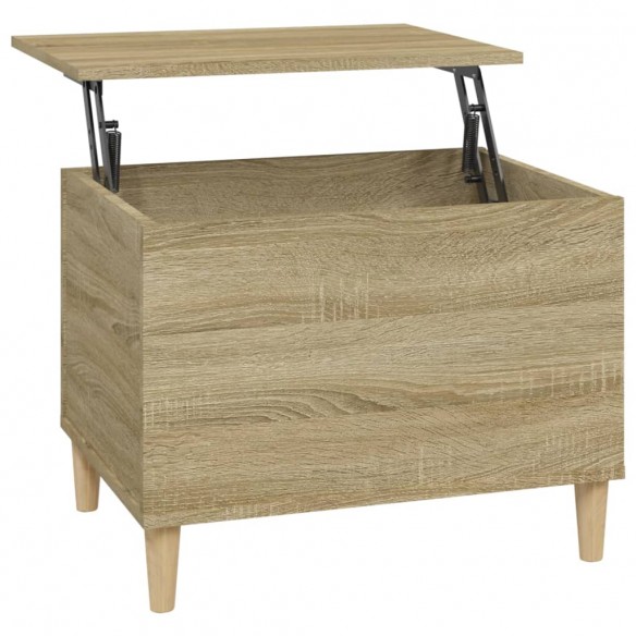 Table basse Chêne sonoma 60x44,5x45 cm Bois d'ingénierie