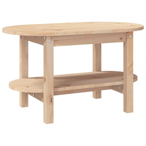 Table basse 80x45x45 cm Bois massif de pin