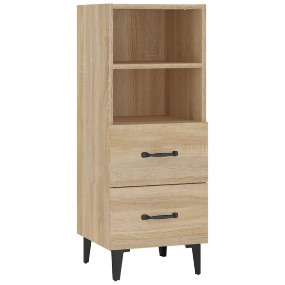 Buffet Chêne sonoma 34,5x34x90 cm Bois d'ingénierie