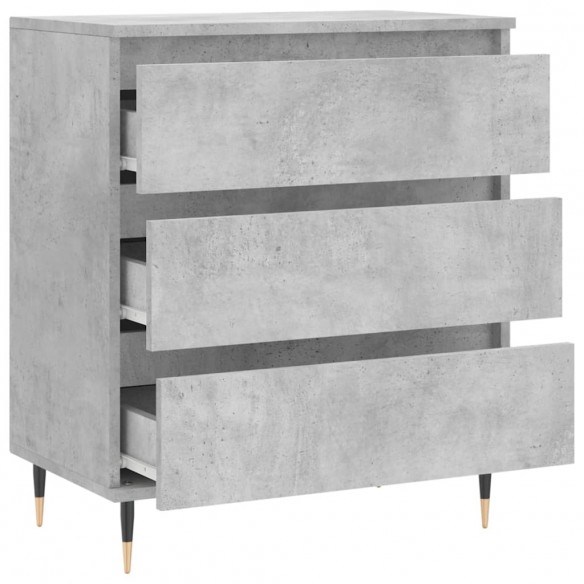 Buffet Gris béton 60x35x70 cm Bois d'ingénierie