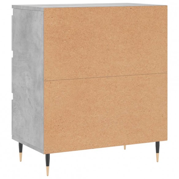 Buffet Gris béton 60x35x70 cm Bois d'ingénierie