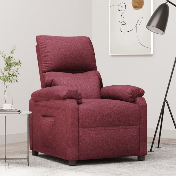 Fauteuil inclinable Rouge bordeaux Tissu