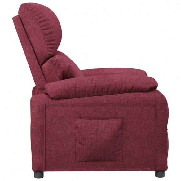 Fauteuil inclinable Rouge bordeaux Tissu