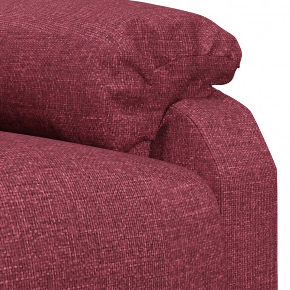 Fauteuil inclinable Rouge bordeaux Tissu