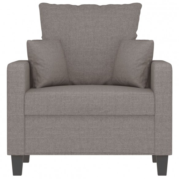 Fauteuil Taupe 60 cm Tissu