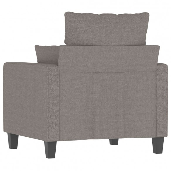 Fauteuil Taupe 60 cm Tissu