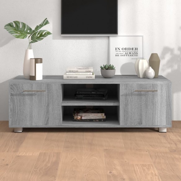 Meuble TV Sonoma gris 110x40x35 cm Bois d'ingénierie