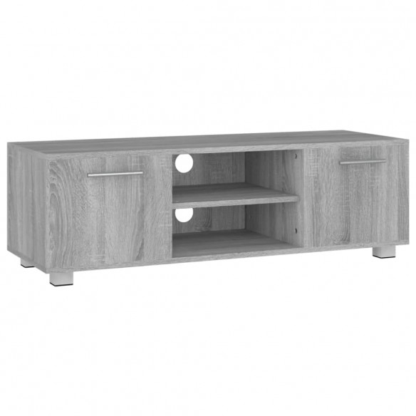 Meuble TV Sonoma gris 110x40x35 cm Bois d'ingénierie