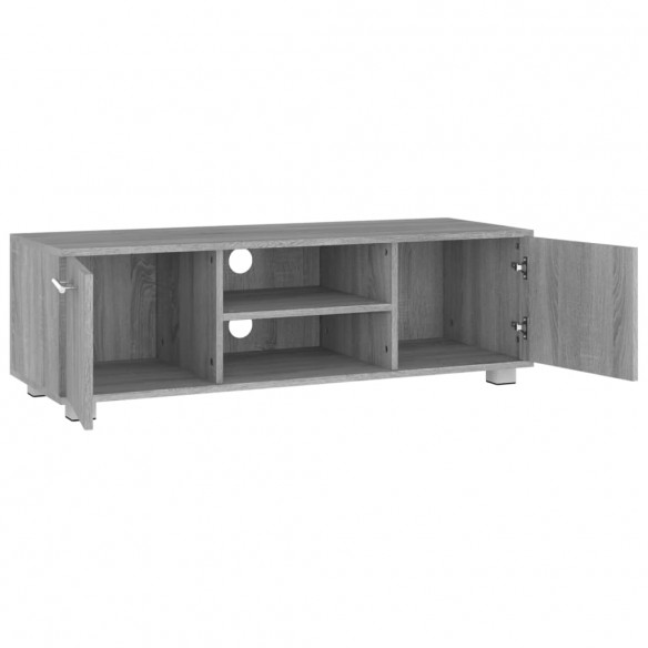 Meuble TV Sonoma gris 110x40x35 cm Bois d'ingénierie