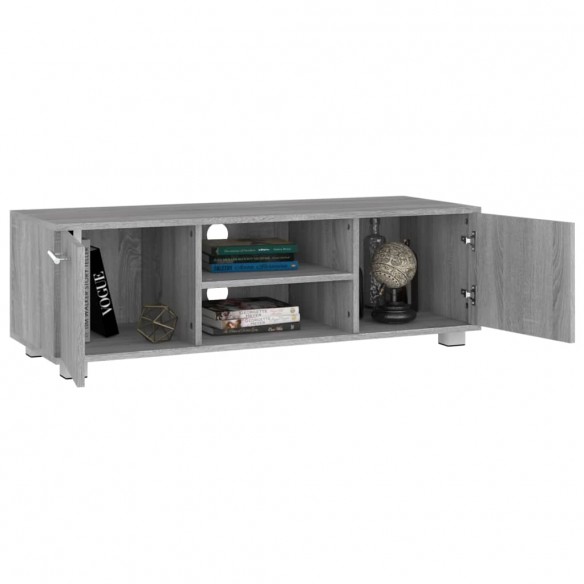 Meuble TV Sonoma gris 110x40x35 cm Bois d'ingénierie