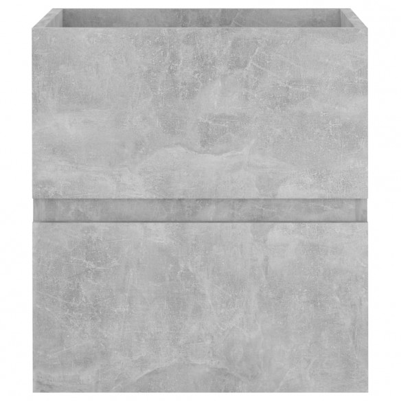 Armoire d'évier Gris béton 41x38,5x45 cm Aggloméré