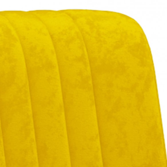 Fauteuil Jaune moutarde Velours