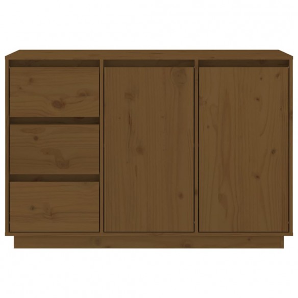 Buffet Marron miel 111x34x75 cm Bois massif de pin