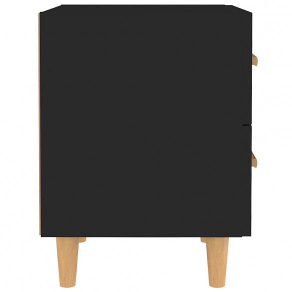 Table de chevet Noir 40x35x47,5 cm