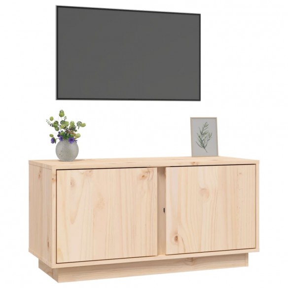 Meuble TV 80x35x40,5 cm Bois de pin massif