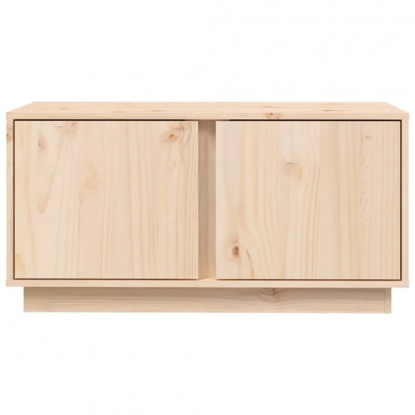 Meuble TV 80x35x40,5 cm Bois de pin massif