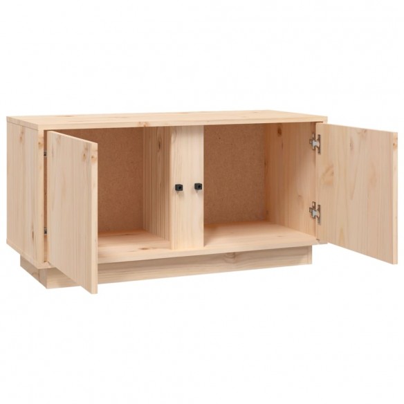 Meuble TV 80x35x40,5 cm Bois de pin massif