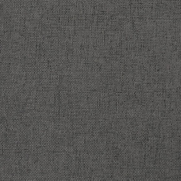 Repose-pied Gris foncé 60x60x36 cm Tissu