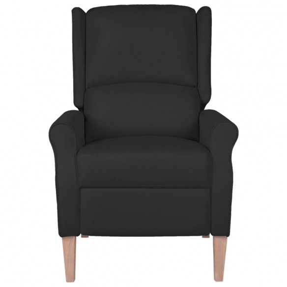 Fauteuil inclinable Noir Tissu