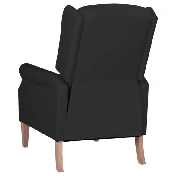 Fauteuil inclinable Noir Tissu