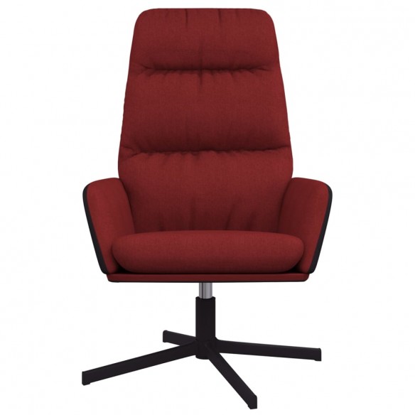 Chaise de relaxation Rouge bordeaux Tissu