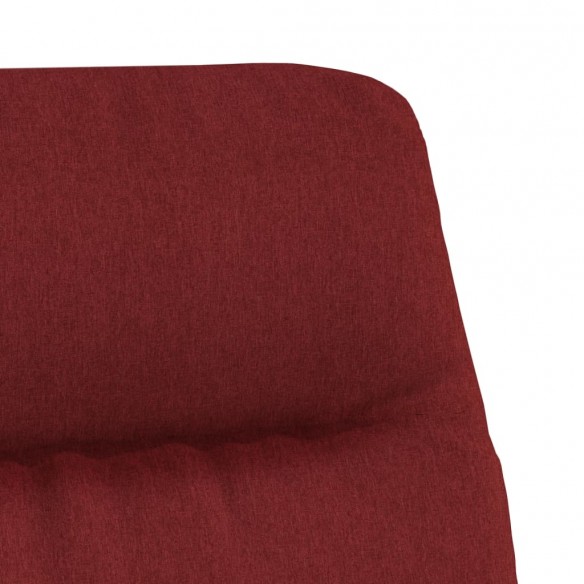 Chaise de relaxation Rouge bordeaux Tissu