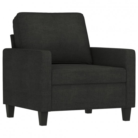 Fauteuil Noir 60 cm Tissu