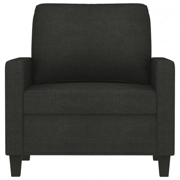 Fauteuil Noir 60 cm Tissu