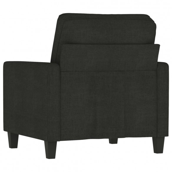 Fauteuil Noir 60 cm Tissu