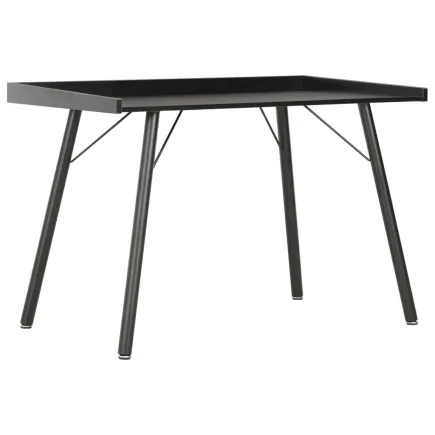 Bureau Noir 90x50x79 cm