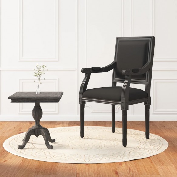 Fauteuil noir 54x59x99 cm velours