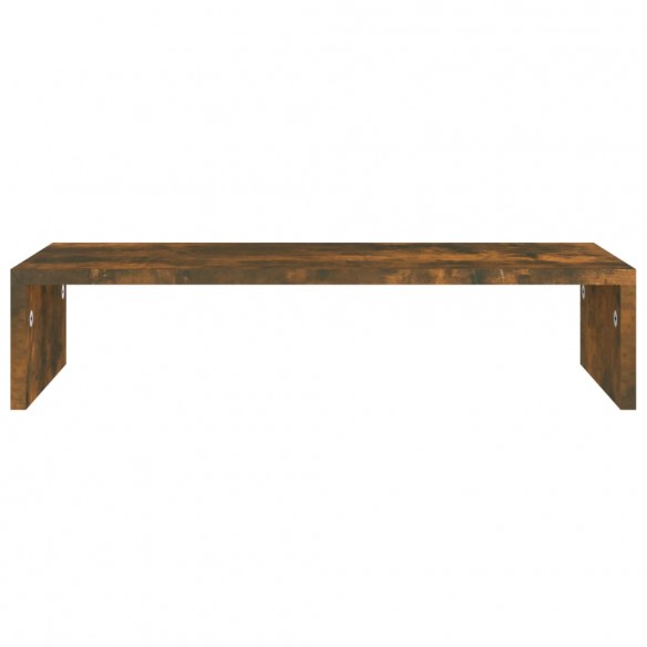 Support de moniteur Chêne fumé 60x23,5x12 cm Bois d'ingénierie