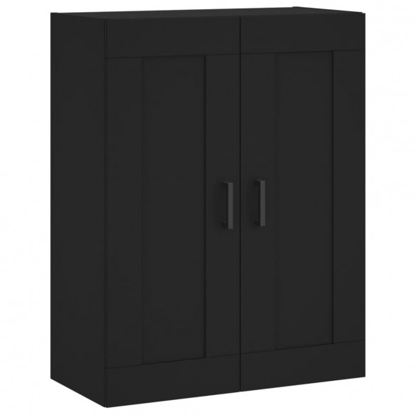 Armoire murale noir 69,5x34x90 cm bois d'ingénierie