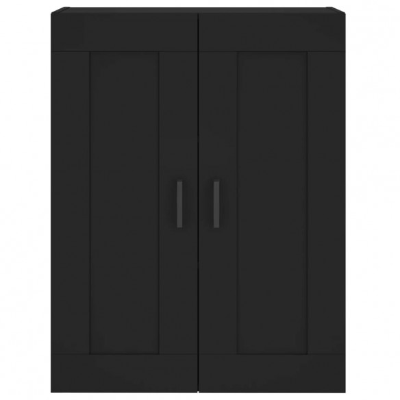 Armoire murale noir 69,5x34x90 cm bois d'ingénierie