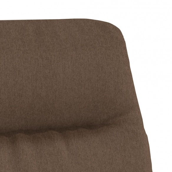 Chaise de relaxation Marron Tissu