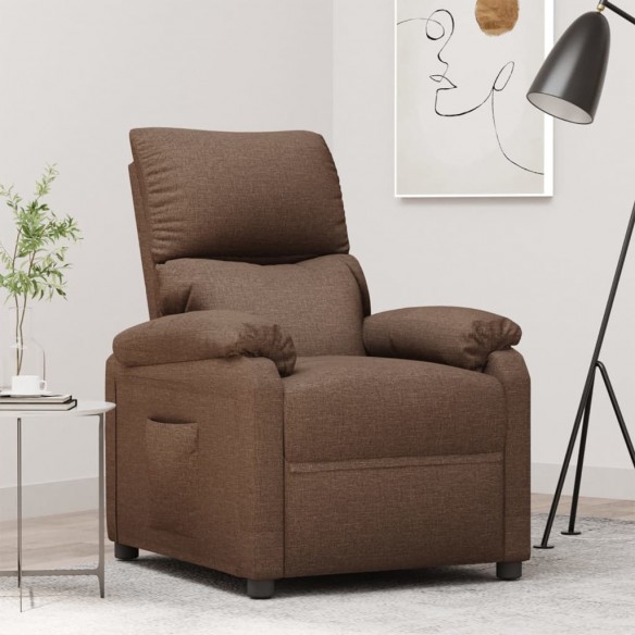 Fauteuil inclinable Marron Tissu