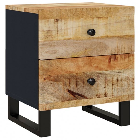 Table de chevet 40x33x46 cm Bois de manguier solide