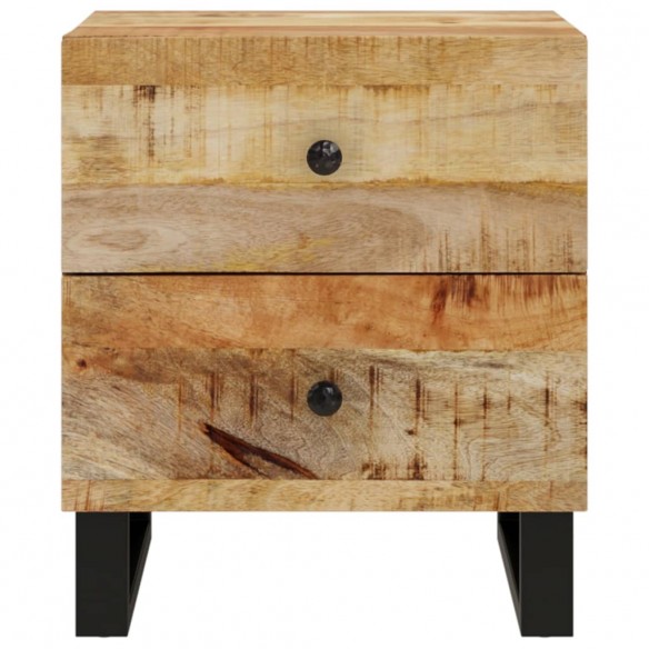 Table de chevet 40x33x46 cm Bois de manguier solide