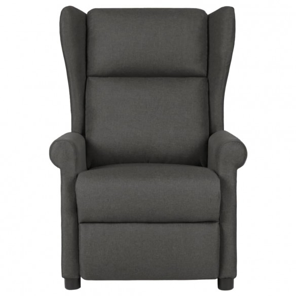 Fauteuil inclinable Gris foncé Tissu