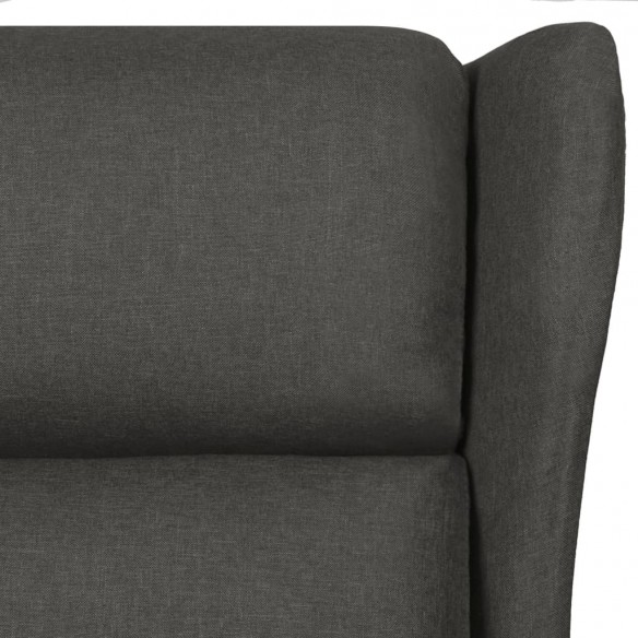 Fauteuil inclinable Gris foncé Tissu