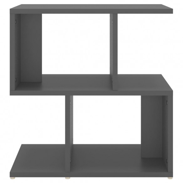 Tables de chevet 2 pcs Gris 50x30x51,5 cm Aggloméré