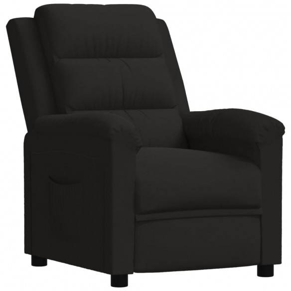 Fauteuil inclinable noir velours