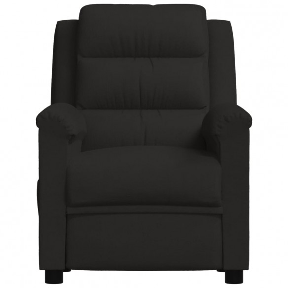 Fauteuil inclinable noir velours