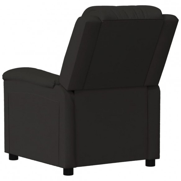 Fauteuil inclinable noir velours