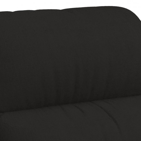 Fauteuil inclinable noir velours