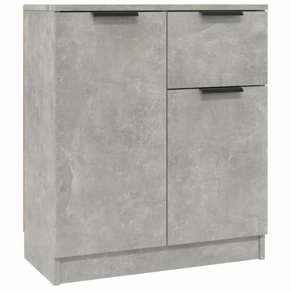 Buffet Gris béton 60x30x70 cm Bois d'ingénierie