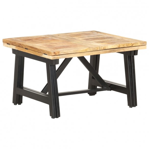 Table basse extensible 160x70x45 cm Bois de manguier massif