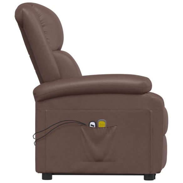 Fauteuil de massage Marron Similicuir