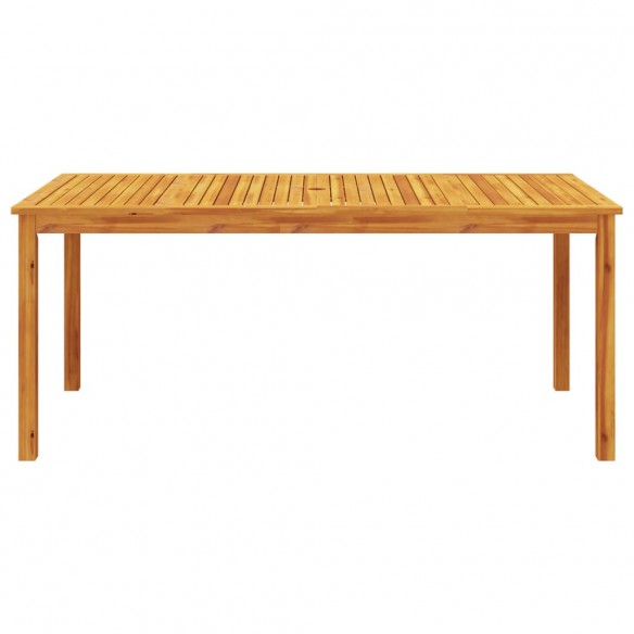 Table à manger de jardin 180x90x75 cm bois massif d'acacia